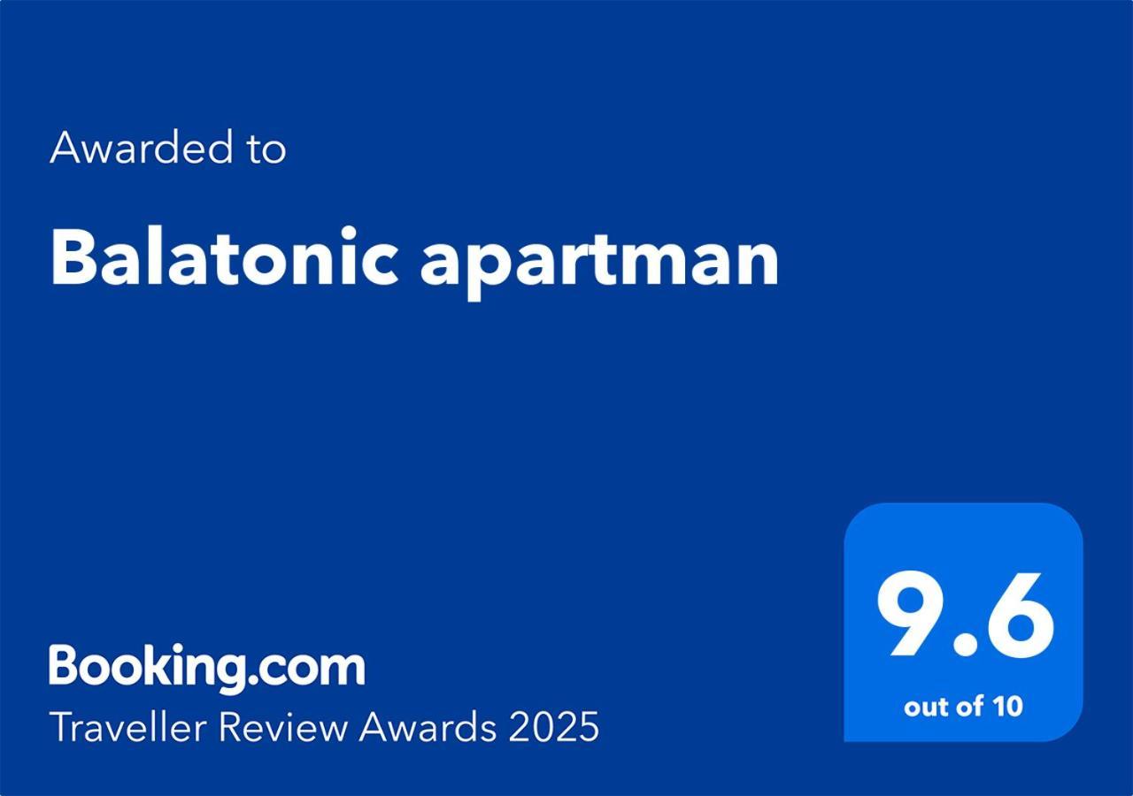 Balatonic Apartman Zamárdi Dış mekan fotoğraf